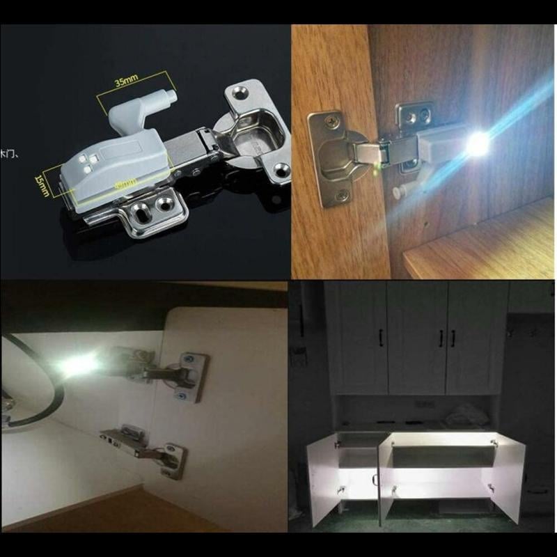 Tiktok Summer Sale🎉Inner Hinge LED Sensor Light For Kitchen Bedroom(10 pcs)