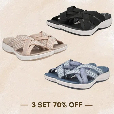 👍Last Day Promotion 70% OFF –2024 🌹 Orthopedic Sport Slide Sandals