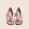 ✨ Metallic Medallion Wedge Sandals