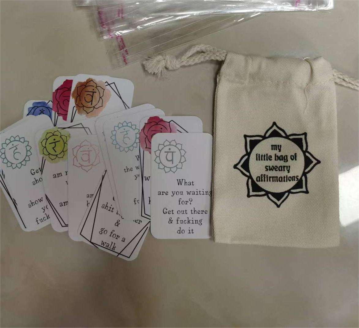 🔥Hot Sale 50% OFF✨ - Funny Affirmation Card Gift With Storage Pouch🎁