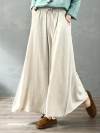 Enlighten Me Cotton & Linen Wide Leg Pant