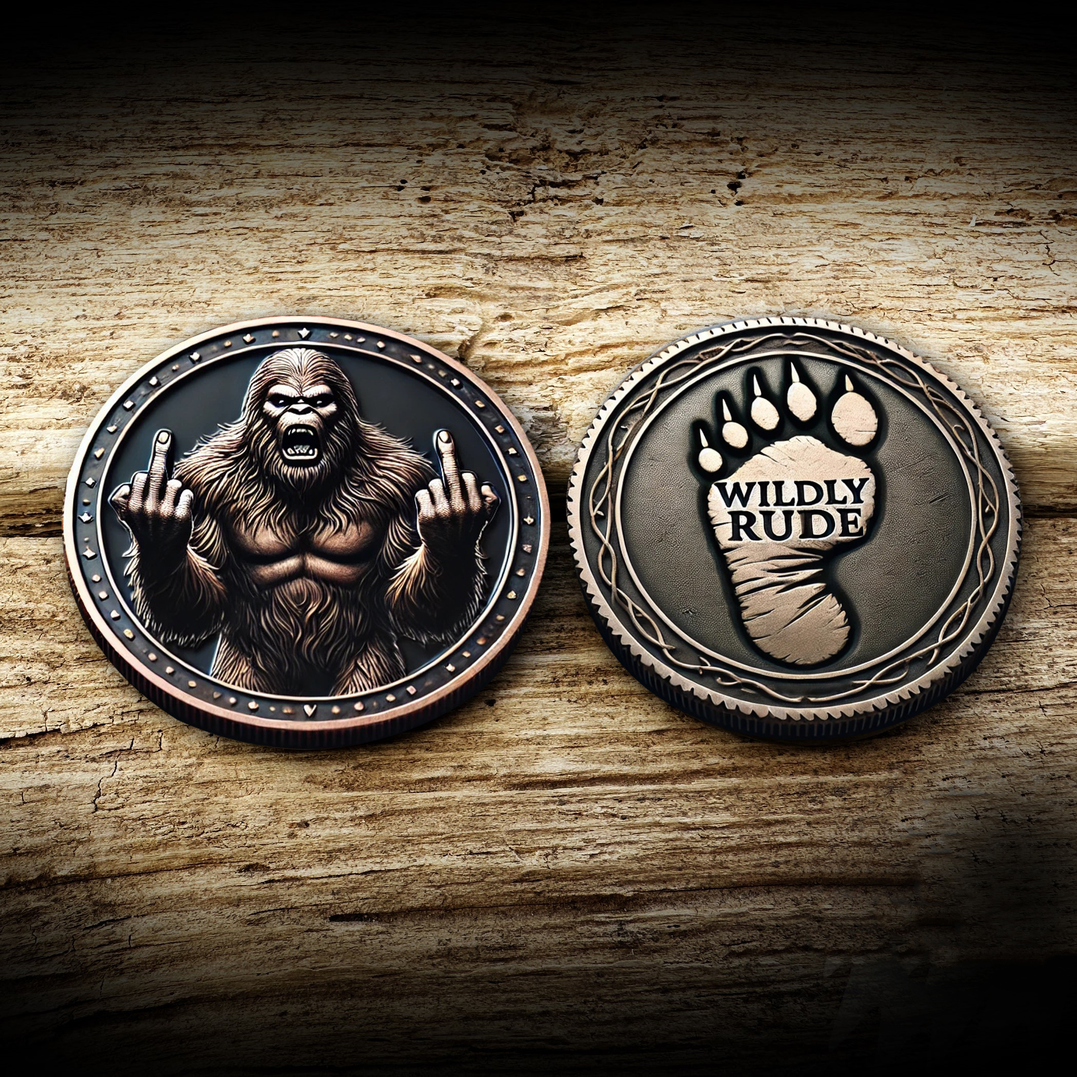 👣Rude Bigfoot & Chill Yeti Coins