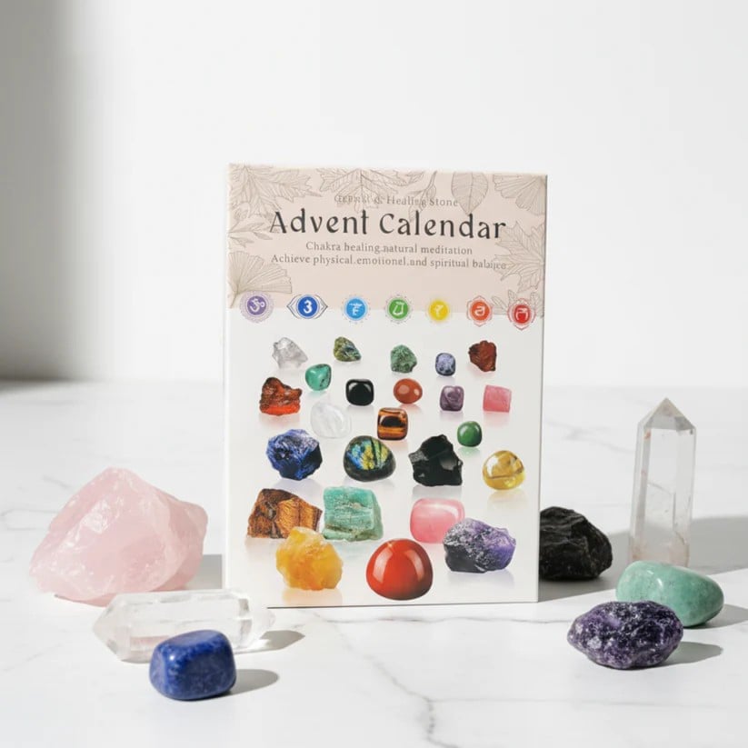🎁TikTok Last Day Sale - 70% OFF🔥Hand-carved💎Crystal Advent Calendar🔮
