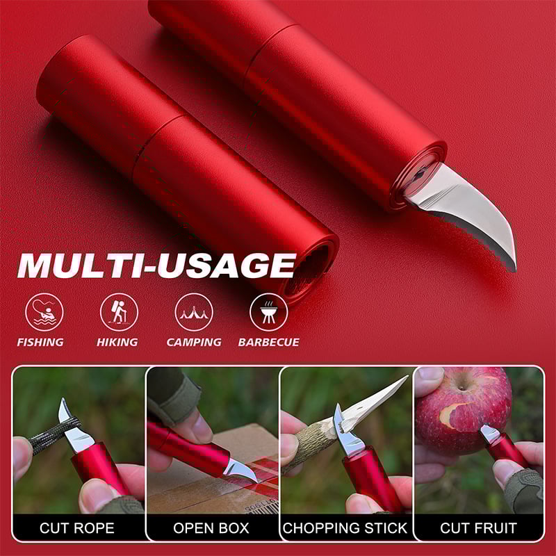 New Creative Portable Flaming Red Lips Keychain Knife EDC Gadgets Keychain Pendant