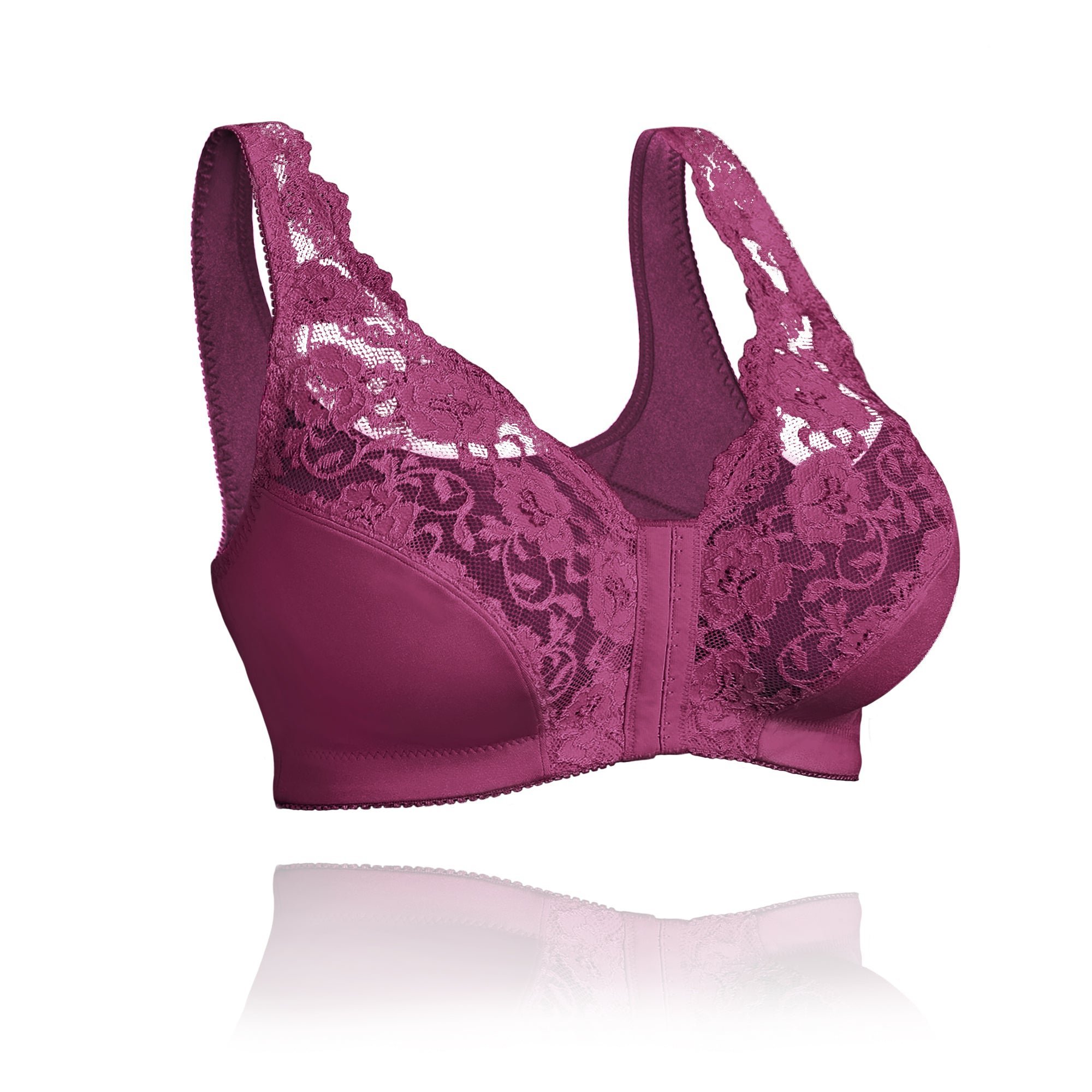 🎁LAST DAY 45% OFF🎁Front hooks, stretch-lace, super-lift, and posture correction – ALL IN ONE BRA!