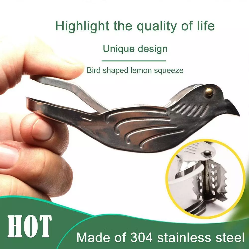 (🎄Early Christmas Sale - 49% OFF) Stainless Steel Bird Shape Lemon Juicer