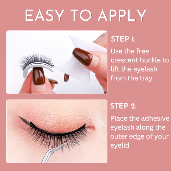 WATERPROOF 🔥SELF-ADHESIVE EYELASHES