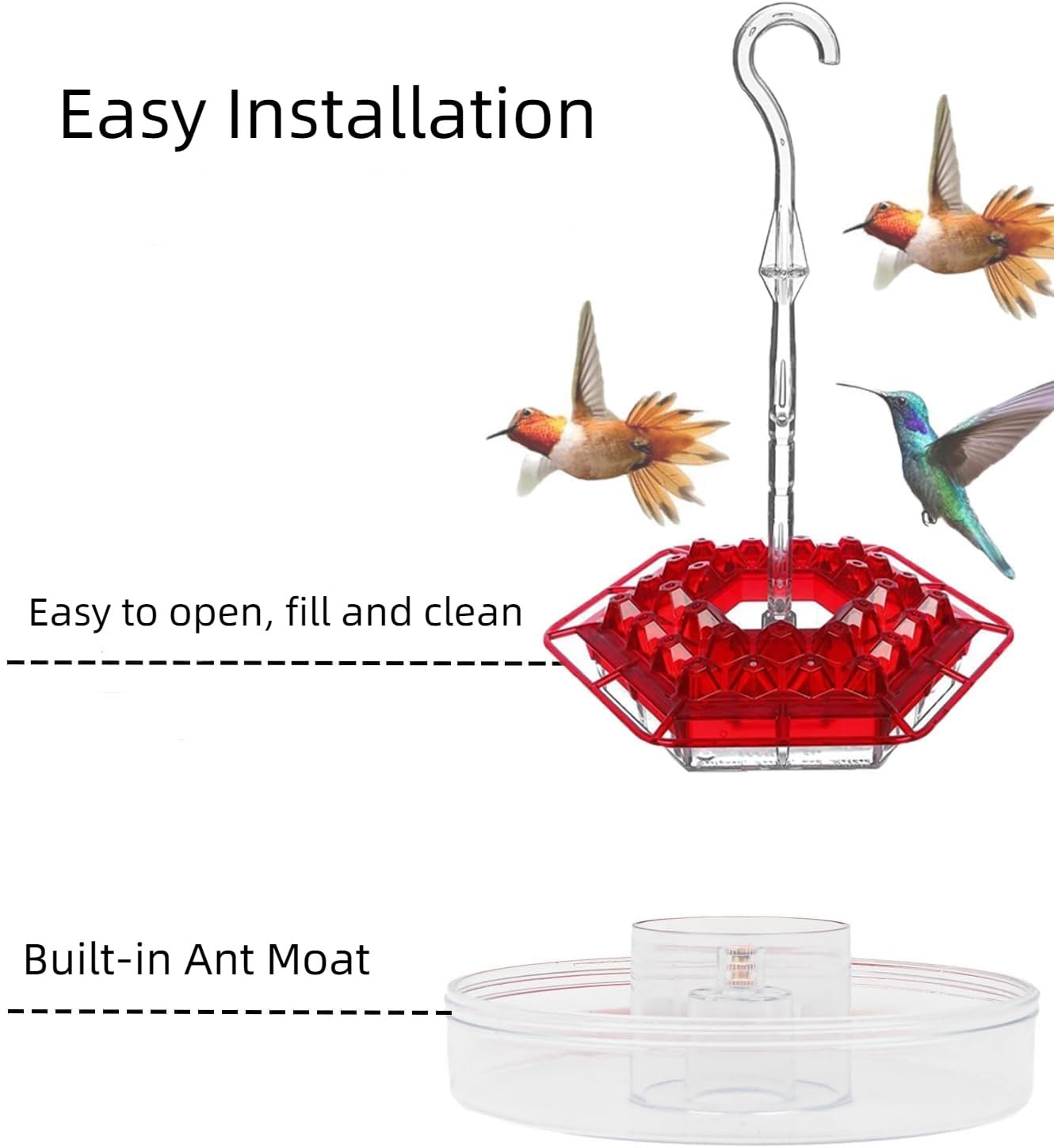 (🔥TikTok Chirstmas SALE)- Hummingbird Feeders