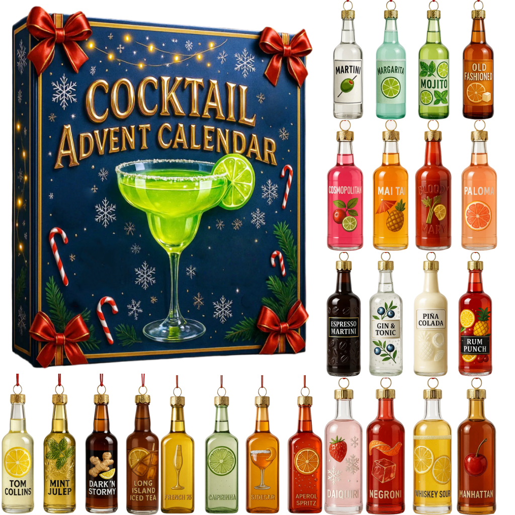 🔥Last Day 50% OFF -🎄2025 Cocktail Advent Calendar