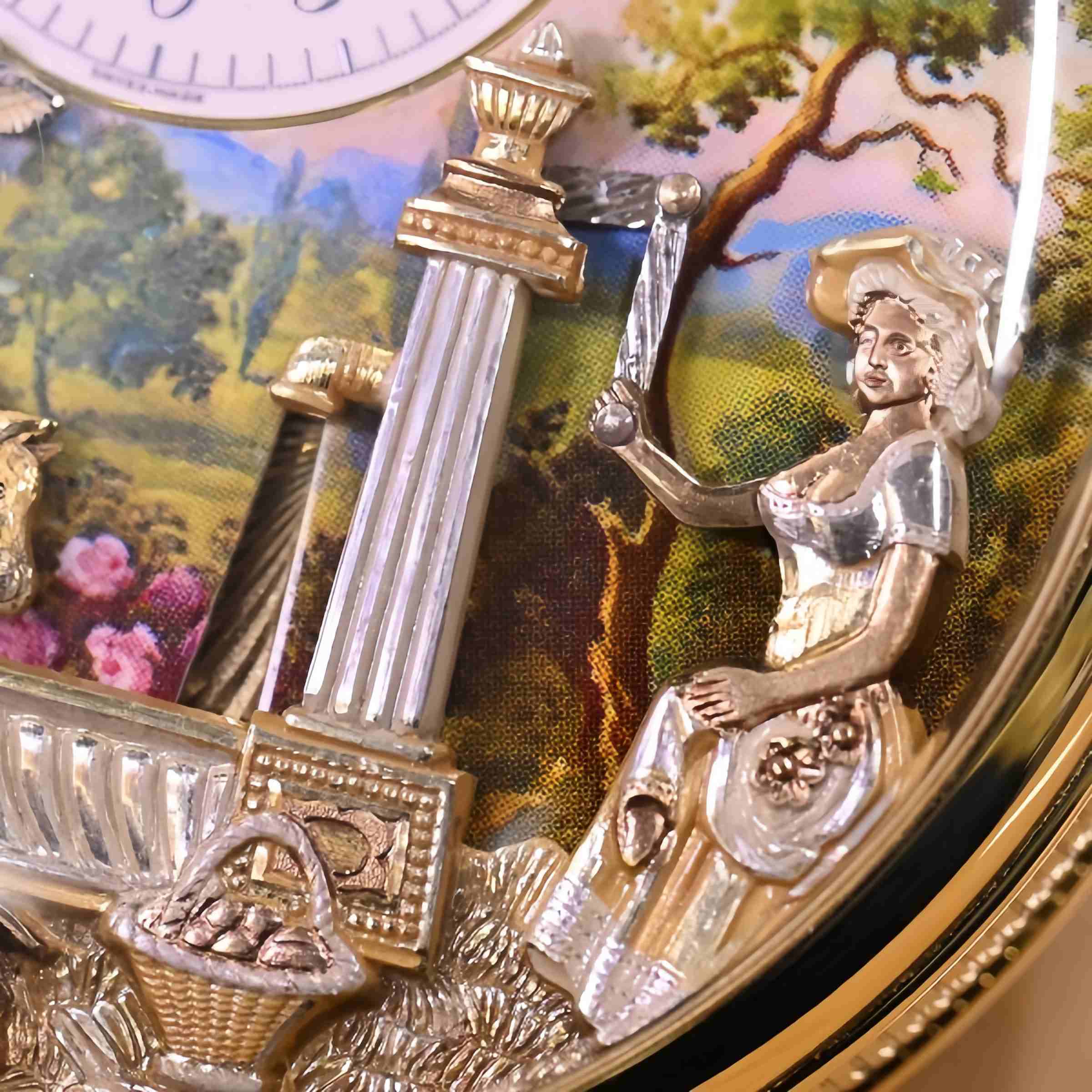 💥LAST DAY SALE 50% OFF💥Imperial Duke & Puppet Gold-plated Musical Automatic Open Pocket Watch
