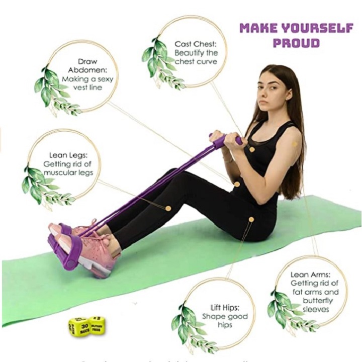 (💥New Year Promotion💥-50% OFF) Yoga Resistance Bands, Elastic Sit Up Rope