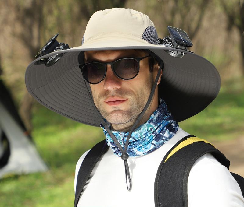 🎁Best father‘s Day Gifts❤2025 New Ultralight Solar Fan Sun Hat 🌞– Lighter Than a Baseball!⚾(Only 11oz)