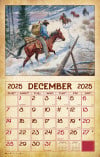 2025 Vintage Old West Wall Calendar