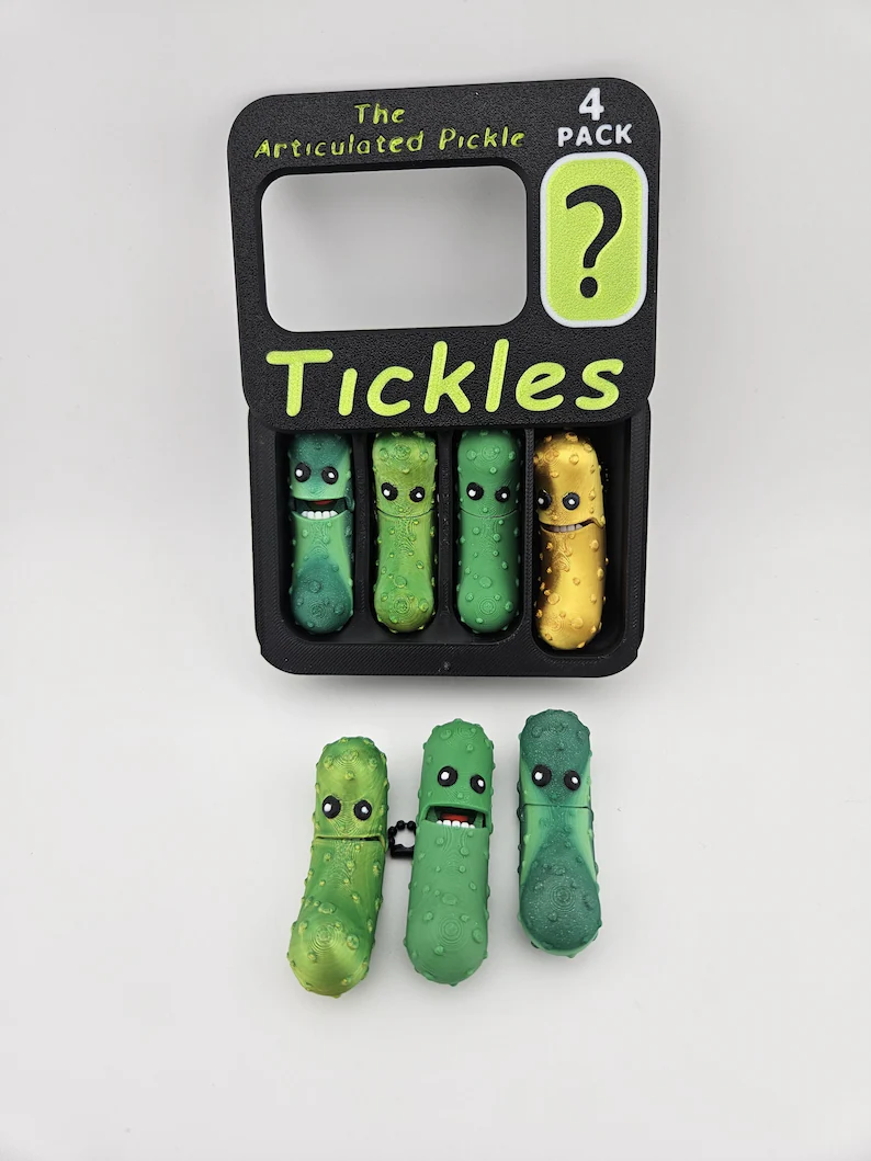 🥒Pickle Pack Keychain Set - Experience the Pickling Process