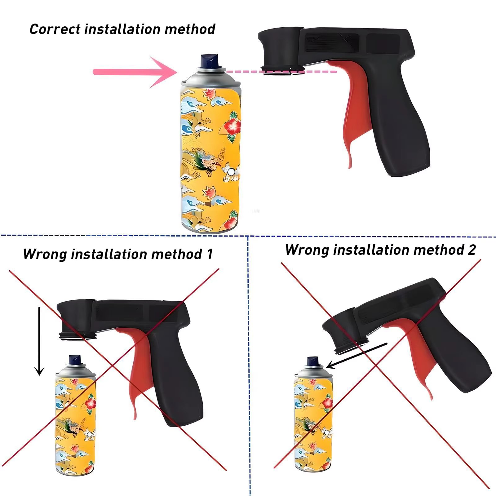 🎁TikTok Last Day Sale - 70% OFF🎉Polishing Paint Spray Gun Adaptor Instant Aerosol Trigger Handle