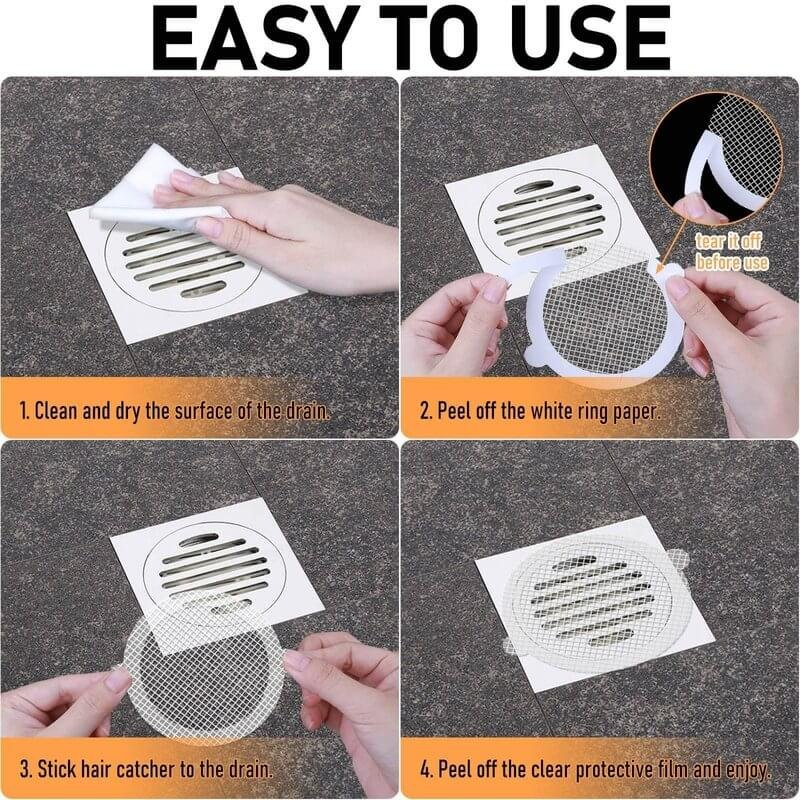 (🌲Early Christmas Sale- SAVE 48% OFF)Disposable Shower Drain Hair Catcher--buy 2 get 1 free NOW