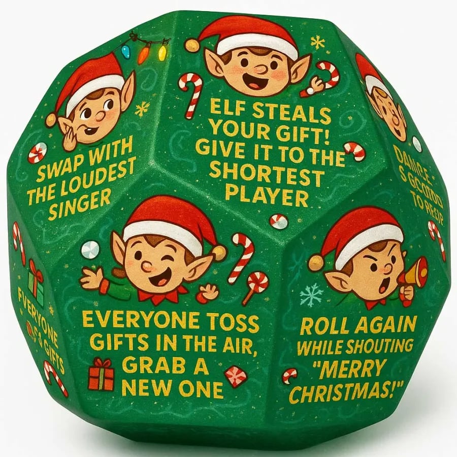 🎁Last Day Sale 50% OFF🔥Hilarious Christmas Gift Exchange Party GameDice