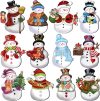 This Week 70％ OFF - 24 Pieces Christmas Wooden Gnome Ornaments