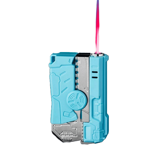 Mecha fingertip gyroscope lighter