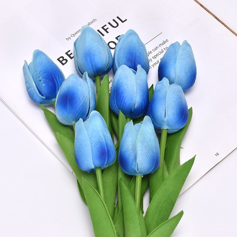 ✨This Week's Special Price $14.95💥UV Resistant Lifelike Artificial Tulips Flowers💐