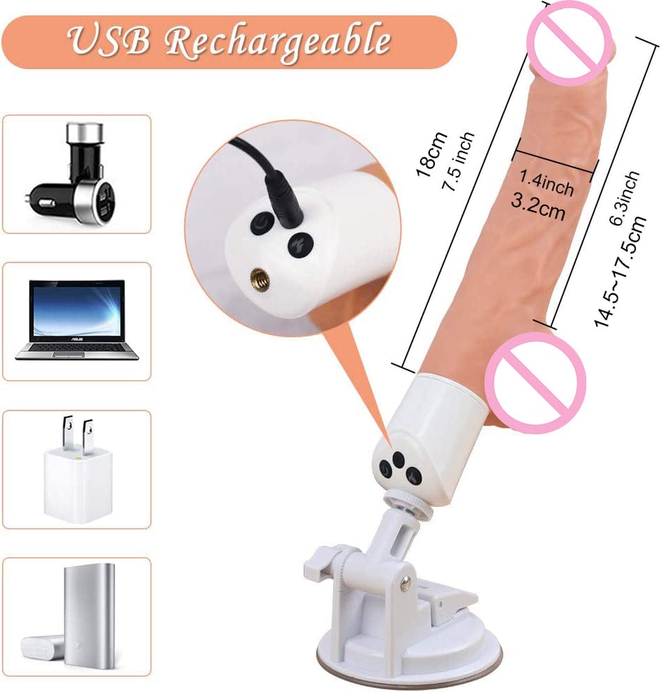 Scimitar  Automatic Telescopic Vibration Gun Simulation Mastic  Female Masturbation