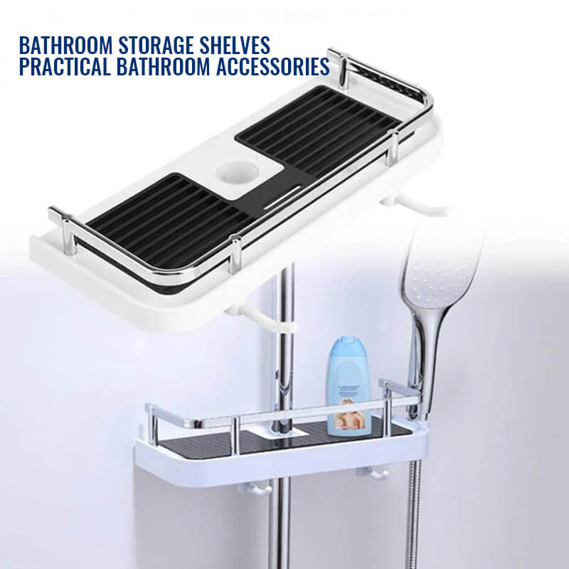 🔥Last Day Promotion 49% OFF🔥 Shower rod storage shelf