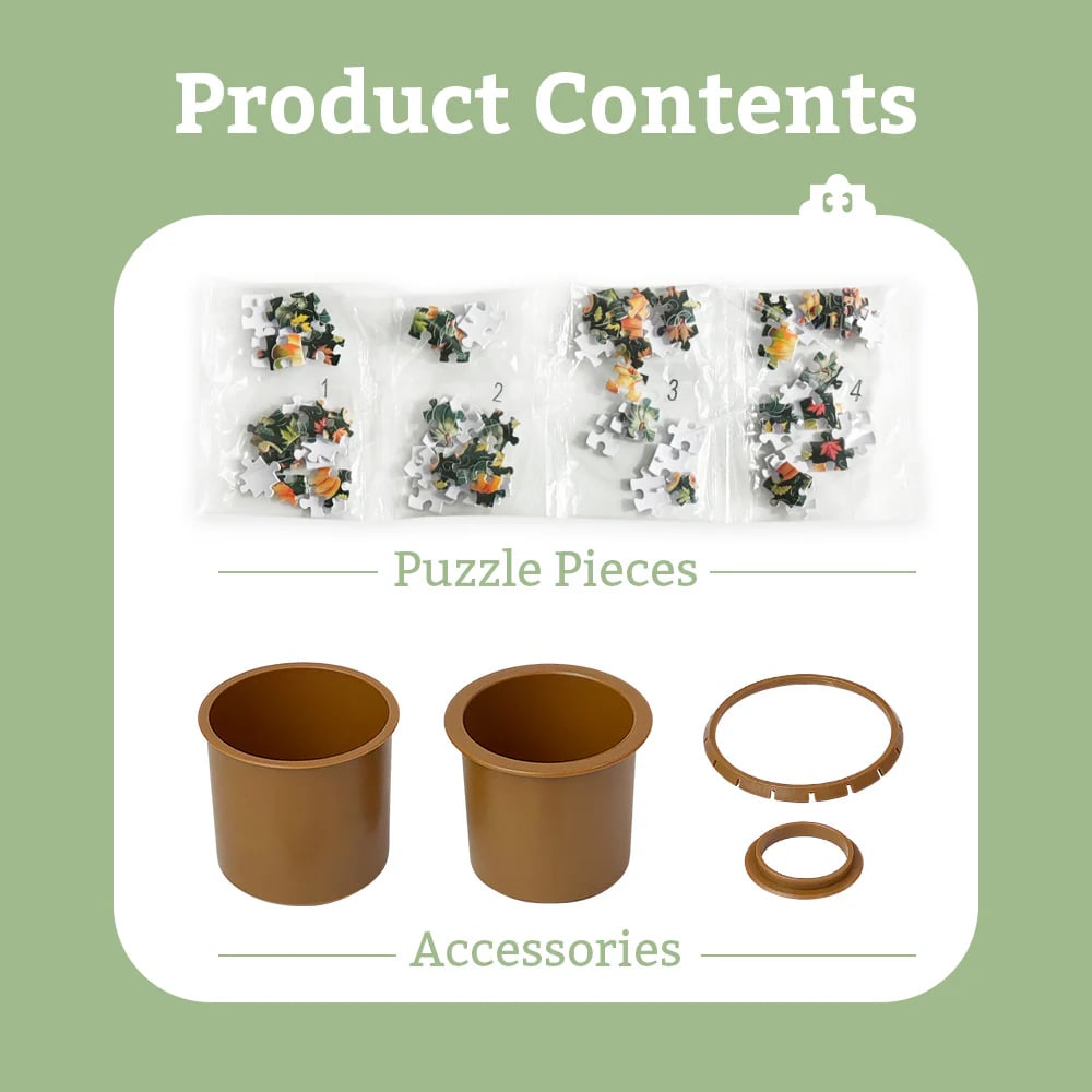 🧩Bird and Flower Puzzle Flowerpot