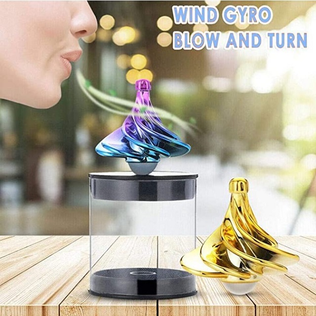 (💥New Year Promotion💥-50% OFF)Wind Gyro, Airflow Spinning Gyro, Desktop Gyro,BUY MORE SAVE MORE