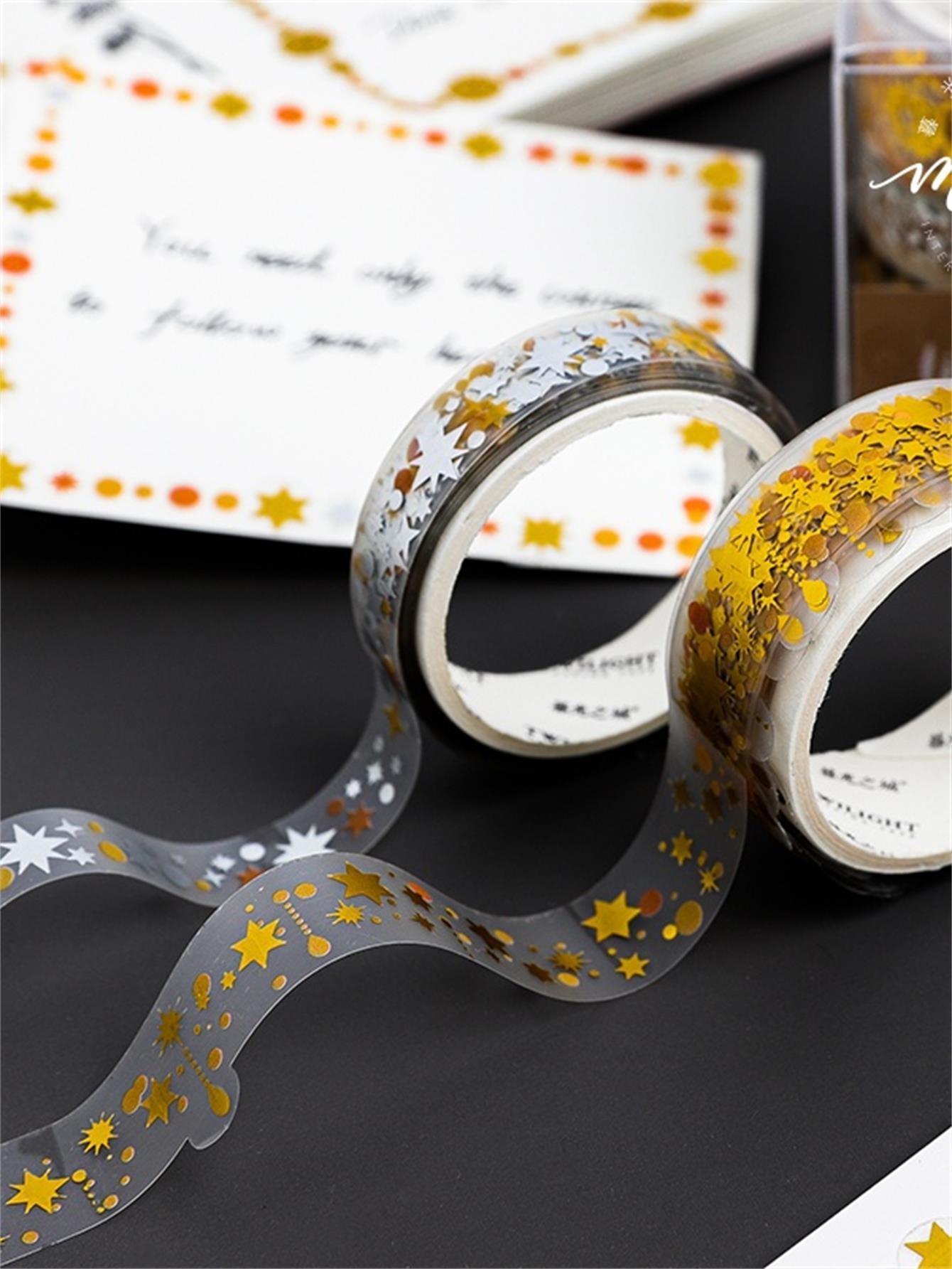 Random Hot Stamping Pattern Masking Tape 3rolls