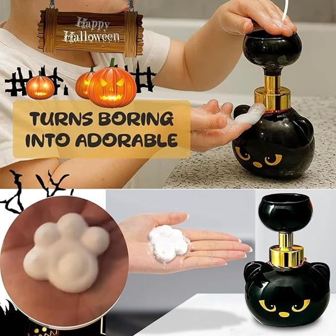 🎃 Halloween Sale 49% OFF👻🐾Cute Cat Paw Foam Soap Dispenser