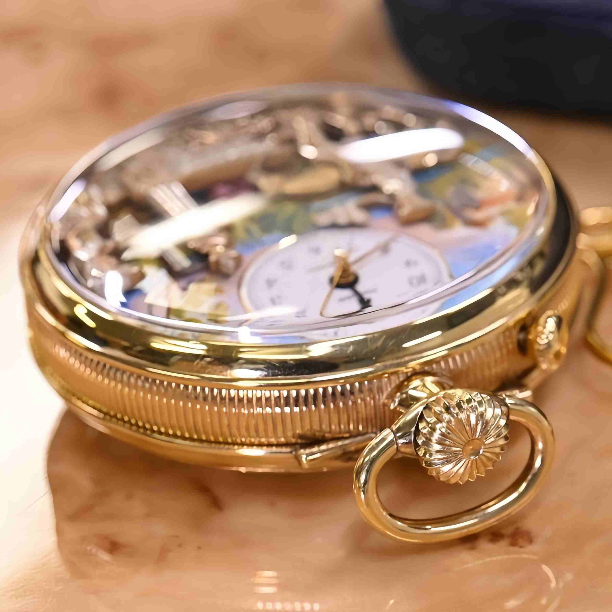 💥LAST DAY SALE 50% OFF💥Imperial Duke & Puppet Gold-plated Musical Automatic Open Pocket Watch