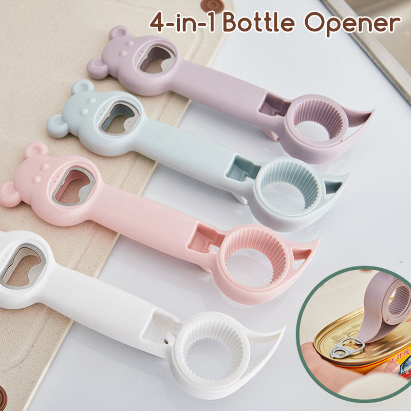(🌲Christmas Hot Sale- 60% OFF) 4-in-1 Kitchen Universal Bottle Opener - BUY 3 GET 2 FREE NOW!