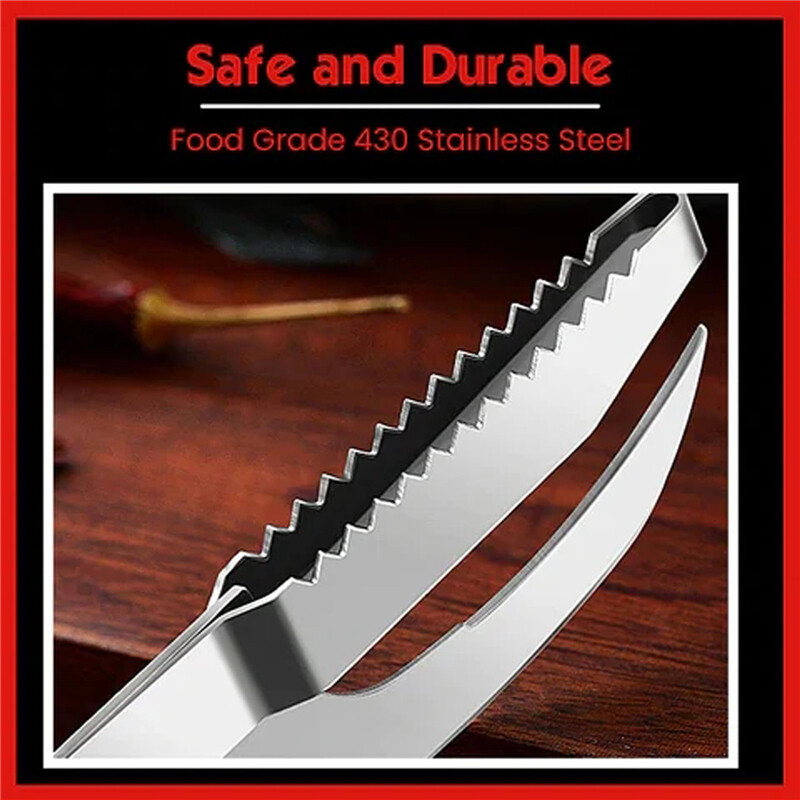 (🌲Early Christmas Sale- SAVE 48% OFF)3 In 1 Fish Scale Removal Knife(buy 2 get 1 free now)