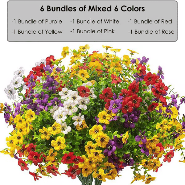 🌸Mother's Day Hot Sale 50% OFF-UV Resistant Colorful Artificial Flower