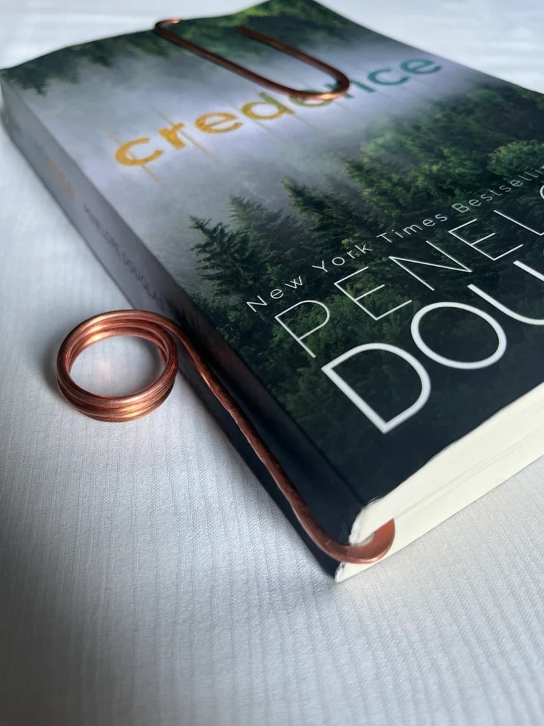 ✨Handmade Utility Book Holder Ring Bookmark