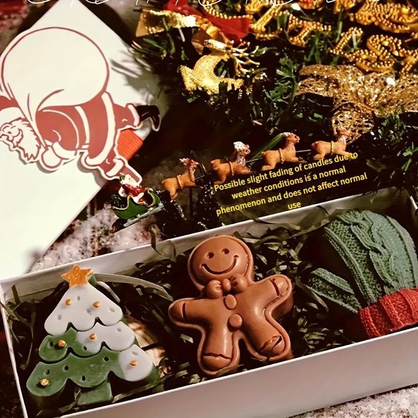 🎁TikTok Last Day Sale - 70% OFF🎅Christmas three-piece scented candle gift set🦌
