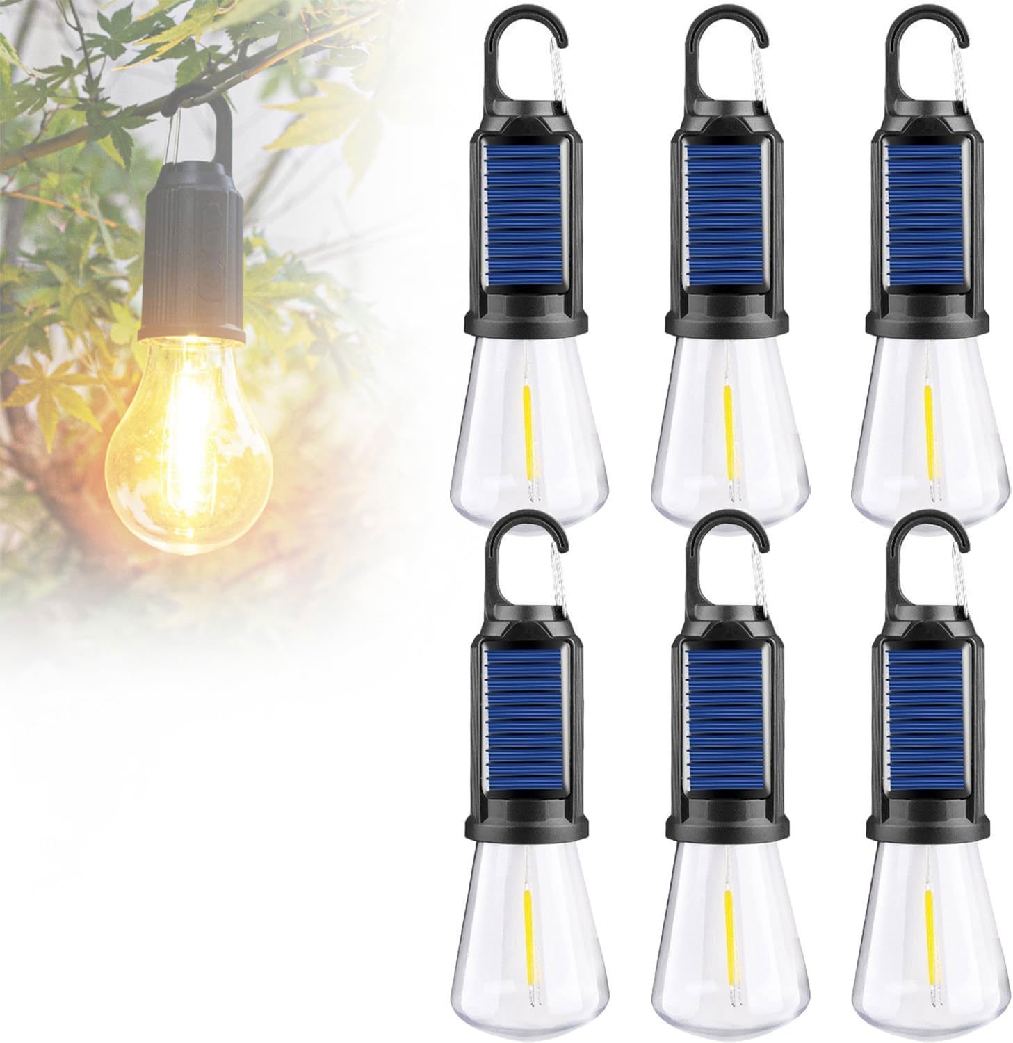 Letzter Aktionstag!🔥Vintage Solar-Campinglampe