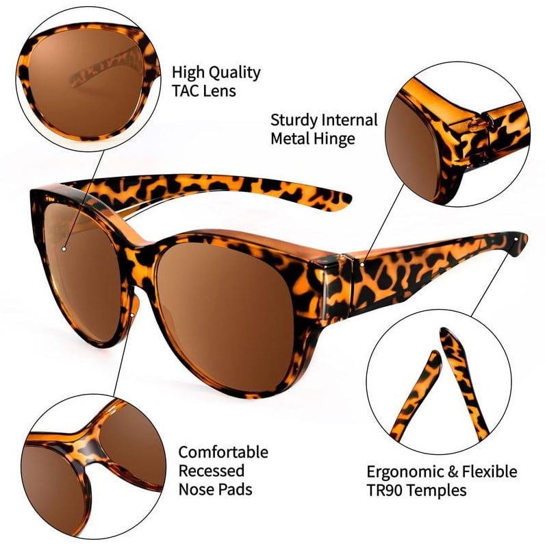 🔥Last Day Promotion 50% OFF💥2025 New Polarized UV400 Protection Trendy Round Cat-eye Sunglasses