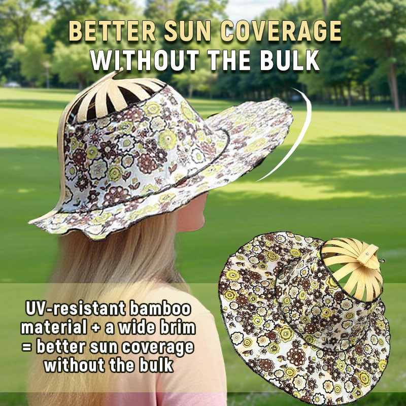 ⏰LAST DAY SALE 50% OFF💥Folding Bamboo Fan Hat