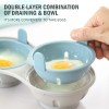 Edible Silicone Drain Egg Boiler Set, Buy 2 Get Extra 10% OFF