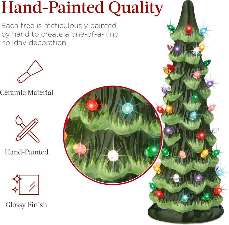 🔥Last Day Promotion 50% OFF🔥Hand-Painted Tabletop Christmas Trees