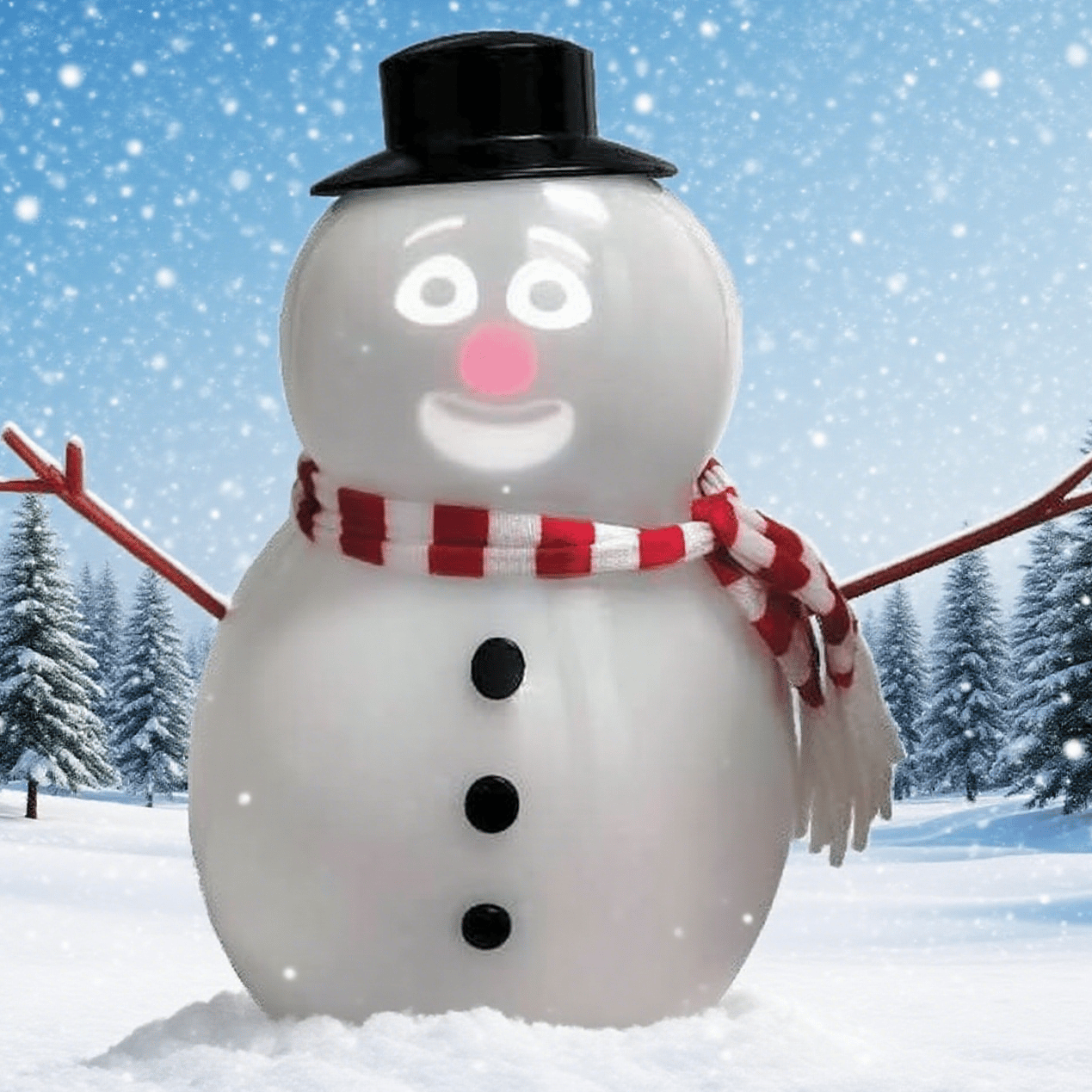 🎁TikTok Last Day Sale - 70% OFF🔥⛄️ Talking Animated Blink Snowman with Built in Projector & Speaker Plug'n Play🎄