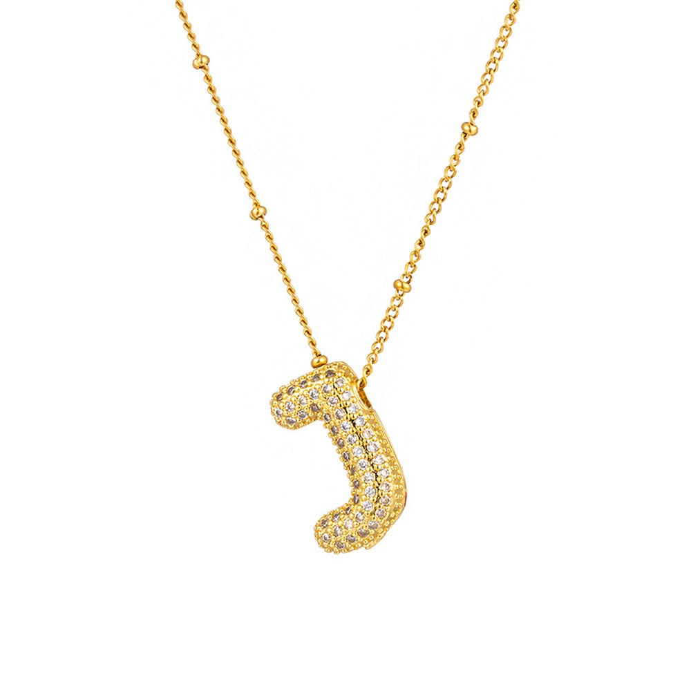 🔥Last Day Promotion 48% OFF-🎁-Initial Bubble Necklace