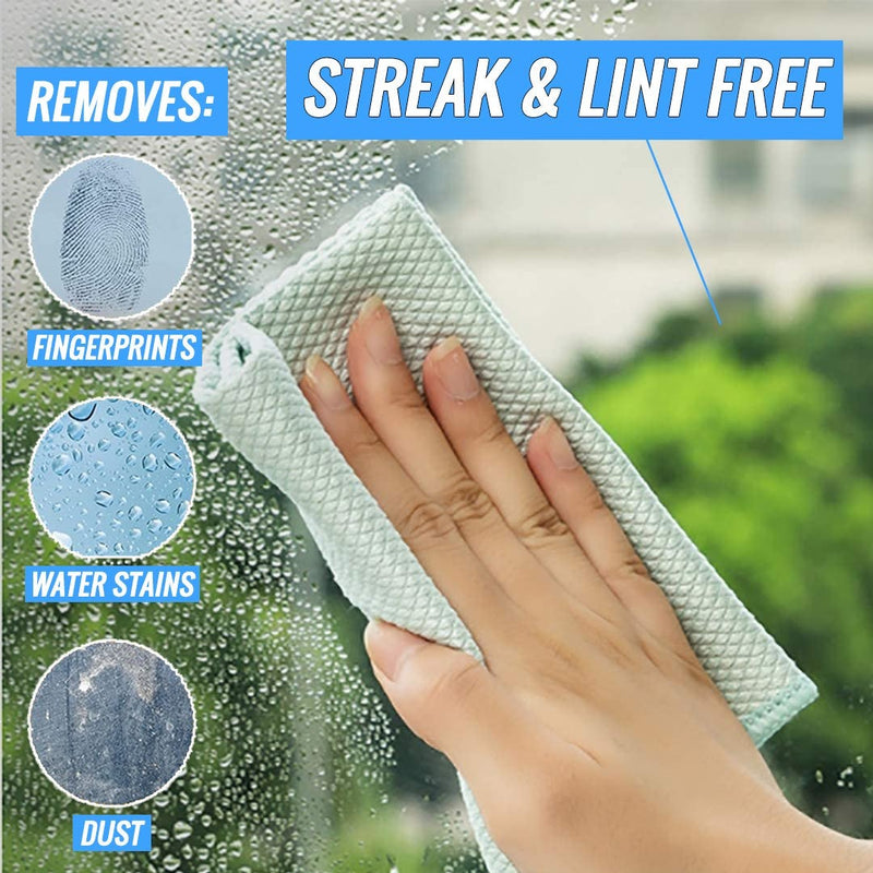 (🌲Early Christmas Sale- SAVE 48% OFF)Streak Free Miracle Cleaning Cloths 6PCS / SET(BUY 2 SETS GET FREE SHIPPING)