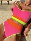 CONTRAST SWIMSUIT FOR WOMEN