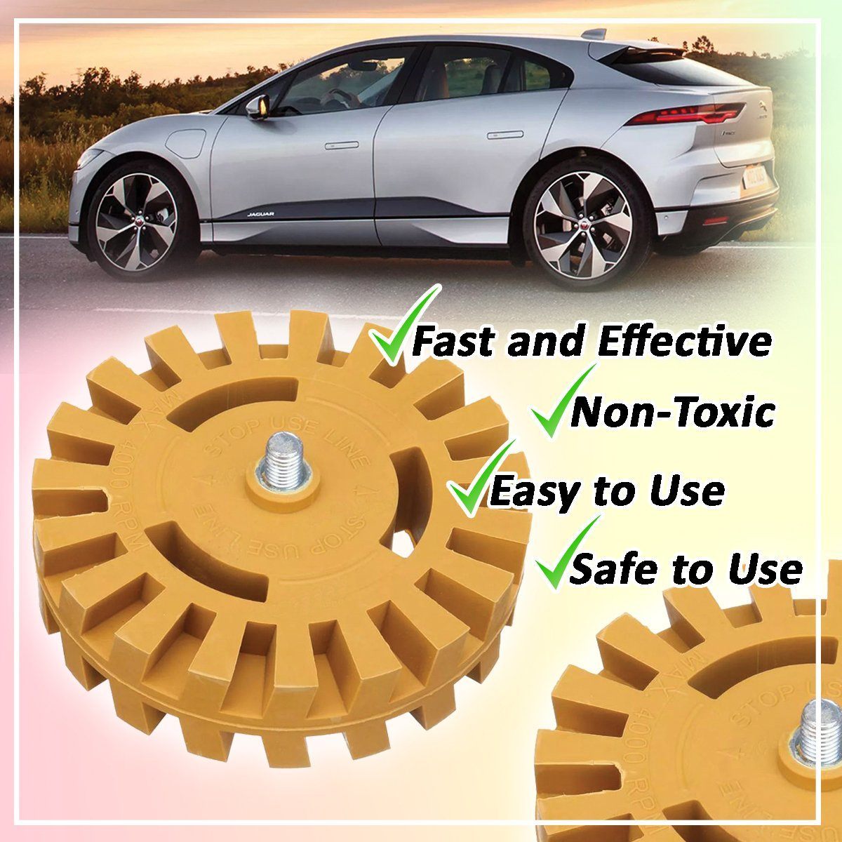 Decal Eraser Removal Wheel Kit-FAST&EFFECTIVE&SAFE