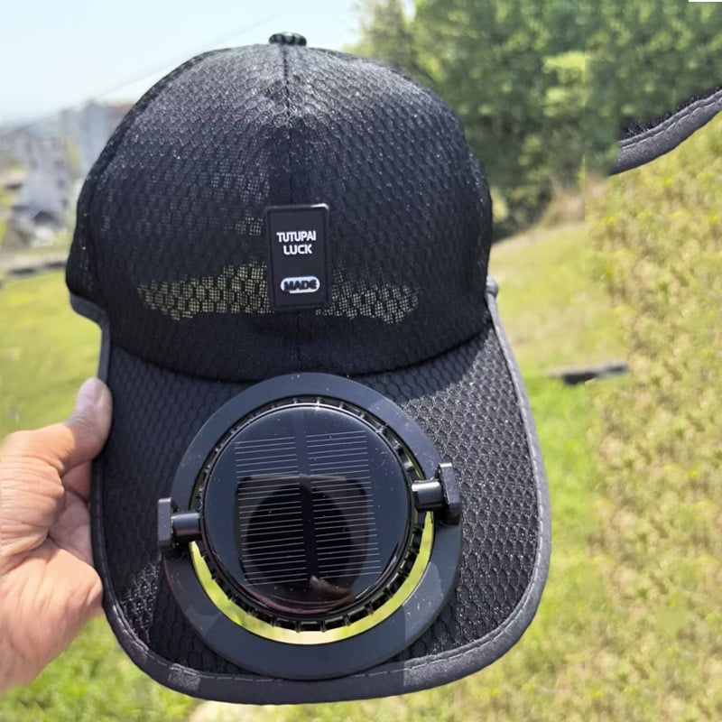 ⏰LAST DAY SALE 50% OFF💥Solar Rechargeable Peaked Cap