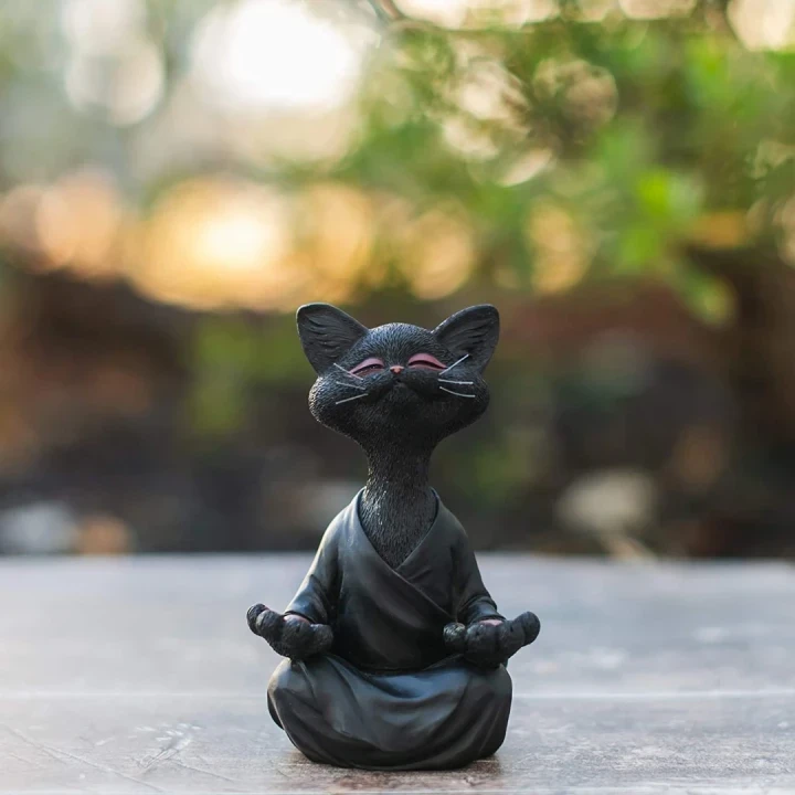 (🎄Christmas Hot Sale - 48% OFF) Happy Buddha Cat, Buy 3 Get Extra 15% OFF & Free Shipping