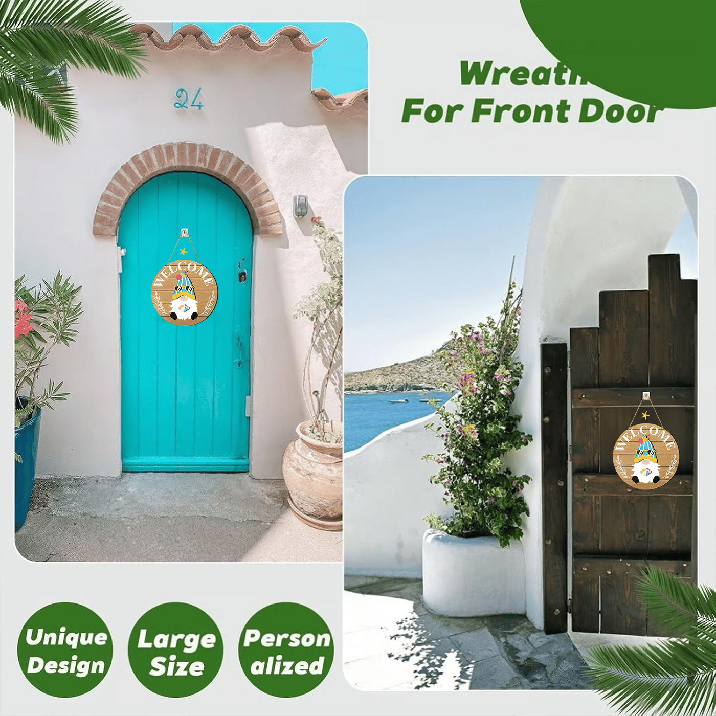 🔥Last Day Promotion 70% OFF🔥Interchangeable Gnome Welcome Sign