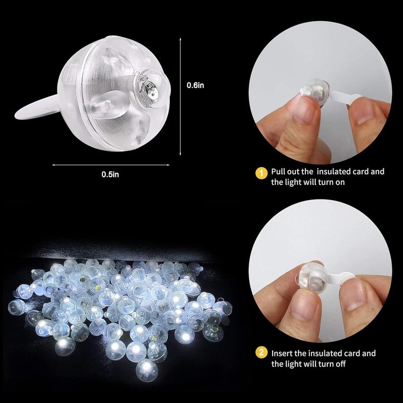 🔥Last today: Crazy Price!🔥100-Pack Mini LED Balloon & Lantern Lights